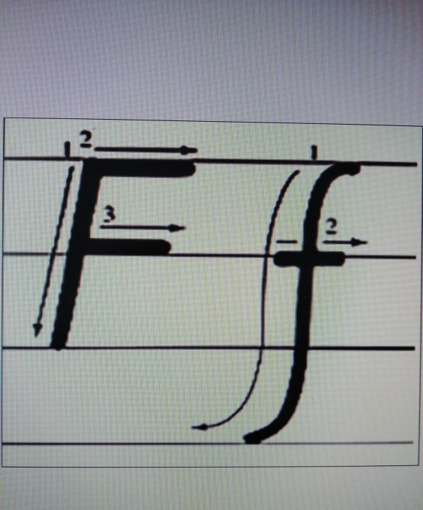 大写f的笔顺,f的小写笔顺是什么图3